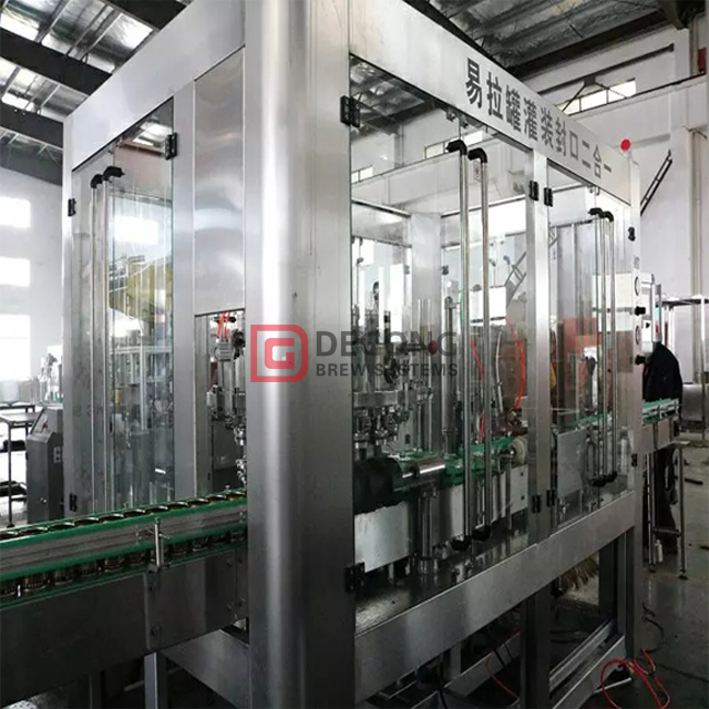 kolsyrade läskdryck fylla förpackningsanläggning automatisk hantverk öl konservering maskin produktionslinje