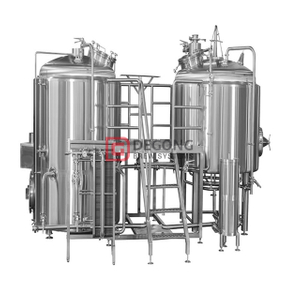 Populära konfigurationer 2 fartyg rostfritt stål industriell Brewhouse Equipment Manufacturer Brewing Plant i England Liverpool