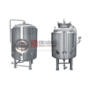304 Rostfritt stål 10BBL Jacket Brite Beer Tank eller Enkelvägg Tillgänglig ölproduktionslinje