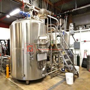 20HL 2000Lturnkey ölbryggningssystem för bryggeri med ångvärmningsmetod