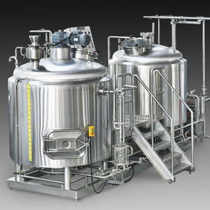1500L 2/3/4 fartyg Öl Brewhouse Brewing System Brew Waterkokare för kommersiell begagnad ölbryggeriutrustning